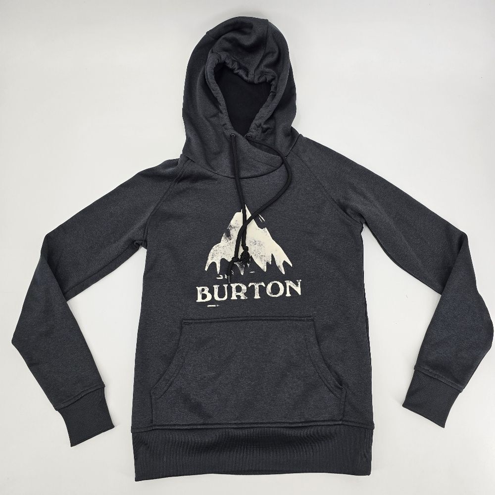 Burton Durable Goods Men's Gray Pullover Hoodie Mountain Dryride Size XS